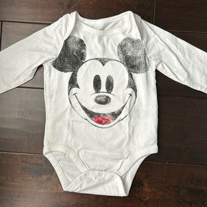Baby Gap Disney Mickey Mouse Shirt Bodysuit 12-18mo